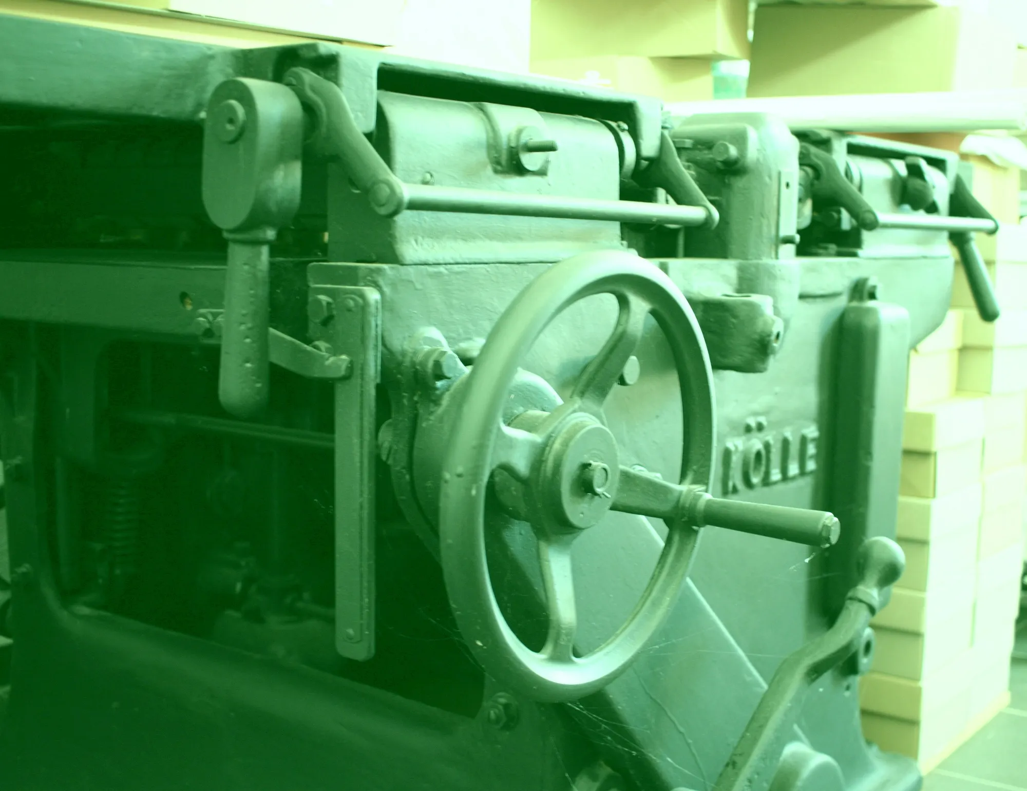 Close-up of industrial machinery