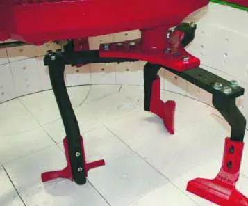 Floor-mounted moisture probe